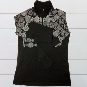 Snow Angel Chami Graphic Winter Top Size M